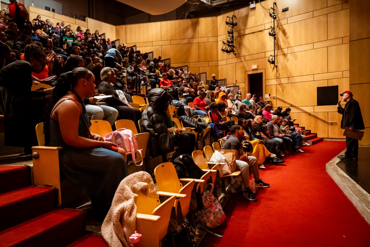 PPR Performing Arts kids at a community showcase